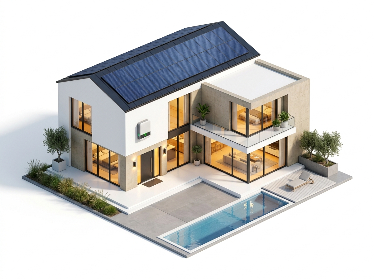 Casa Solar Inteligente 3D